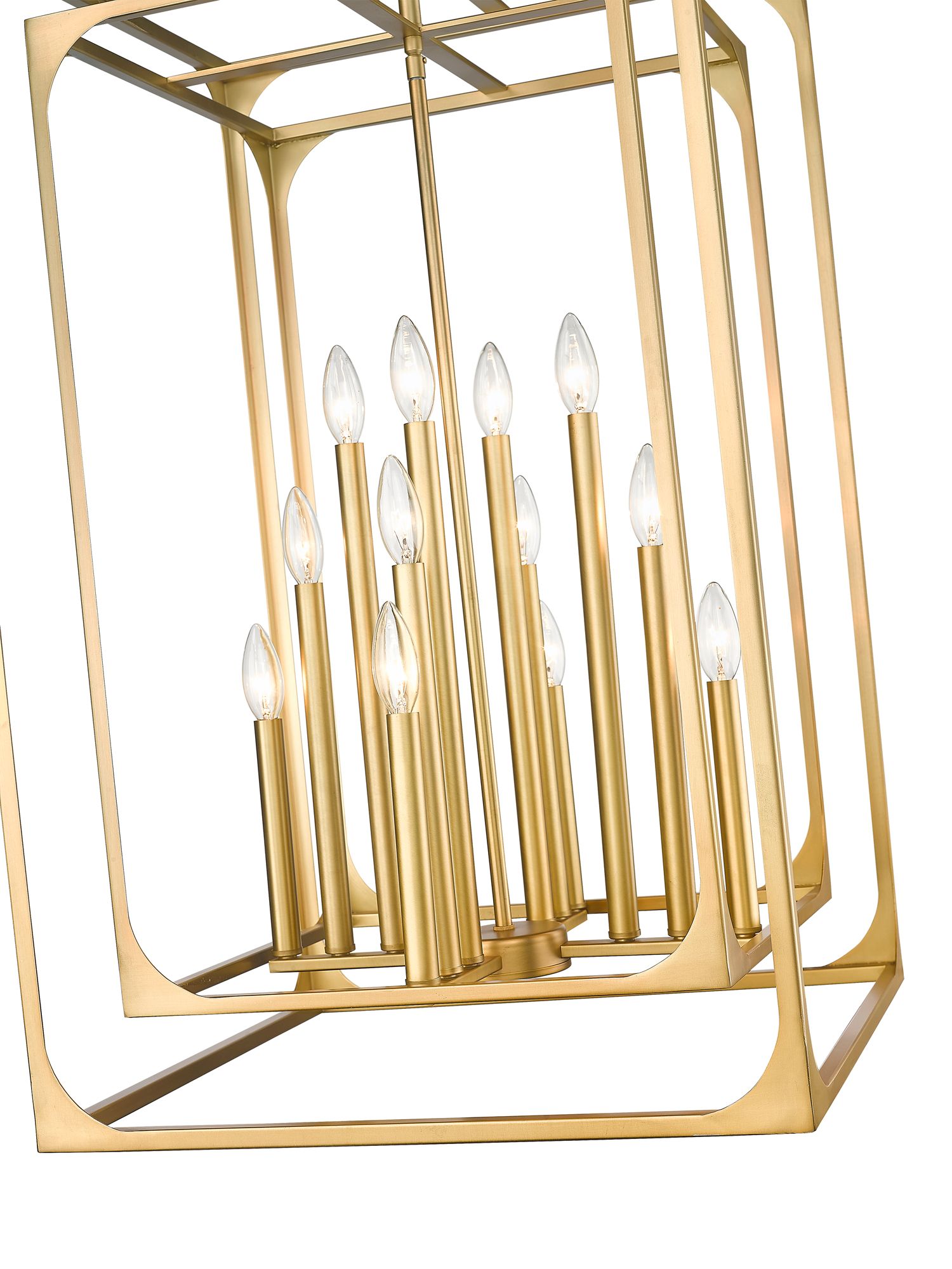 Image 6 Easton by Z-Lite Rubbed Brass 20.5 inch 12 Light Chandelier more views