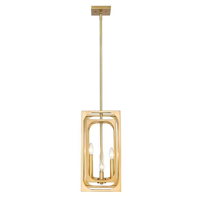 Easton by Z-Lite Rubbed Brass 9.25 inch 4 Light Chandelier - #602X5 ...