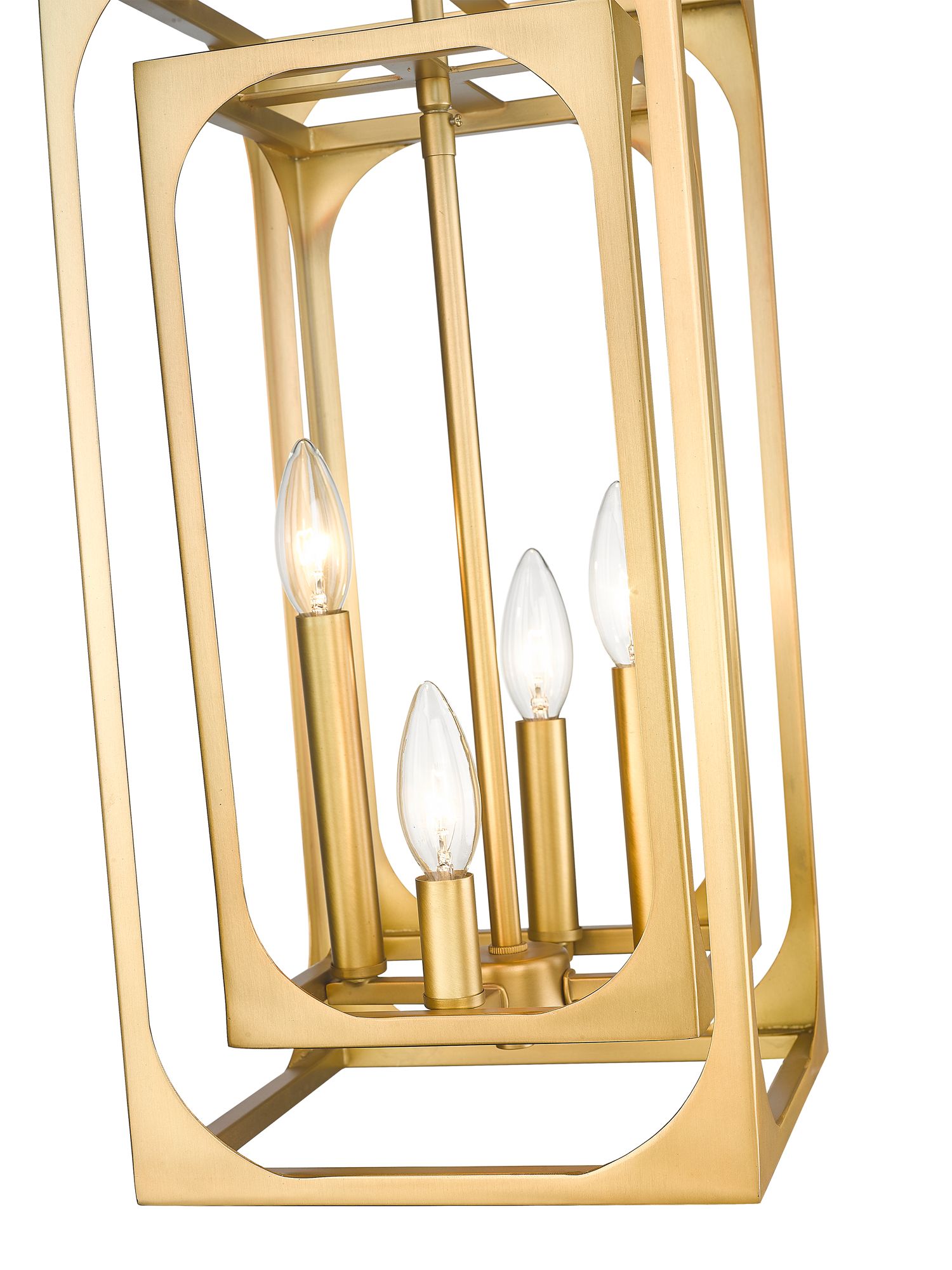 Image 6 Easton by Z-Lite Rubbed Brass 9.25 inch 4 Light Chandelier more views