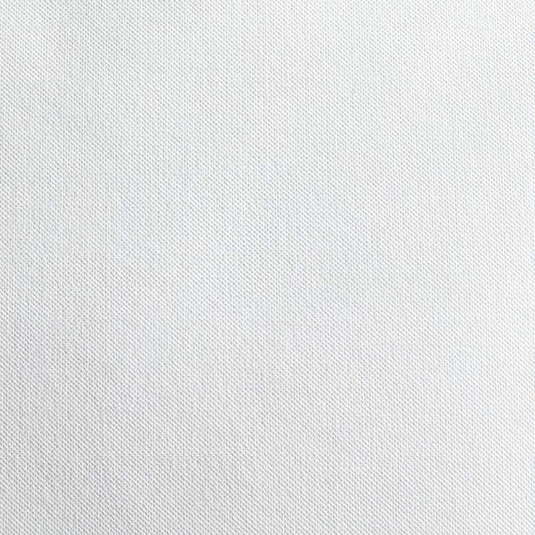 Image 4 Easton Pearl 98" Wide White Fabric Slipcover Sofa more views