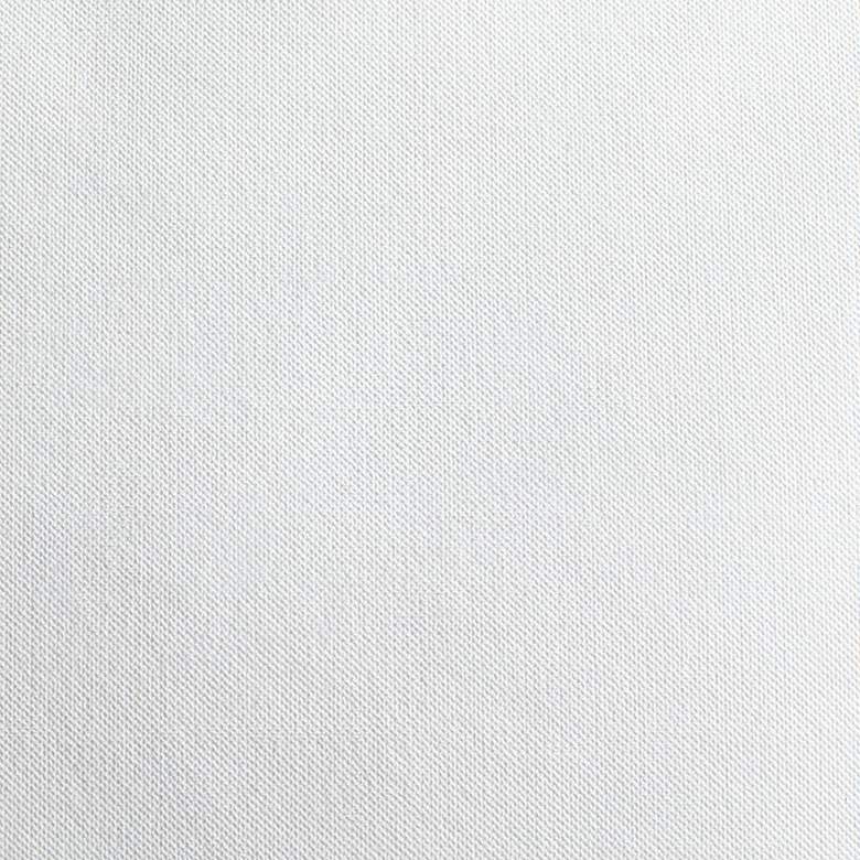 Image 4 Easton Pearl 98" Wide White Fabric Slipcover Sofa more views