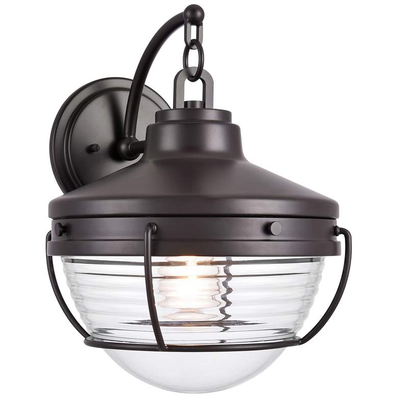 Image 1 Eastport 14" High 1-Light Outdoor Sconce - Oil Rubbed Bronze