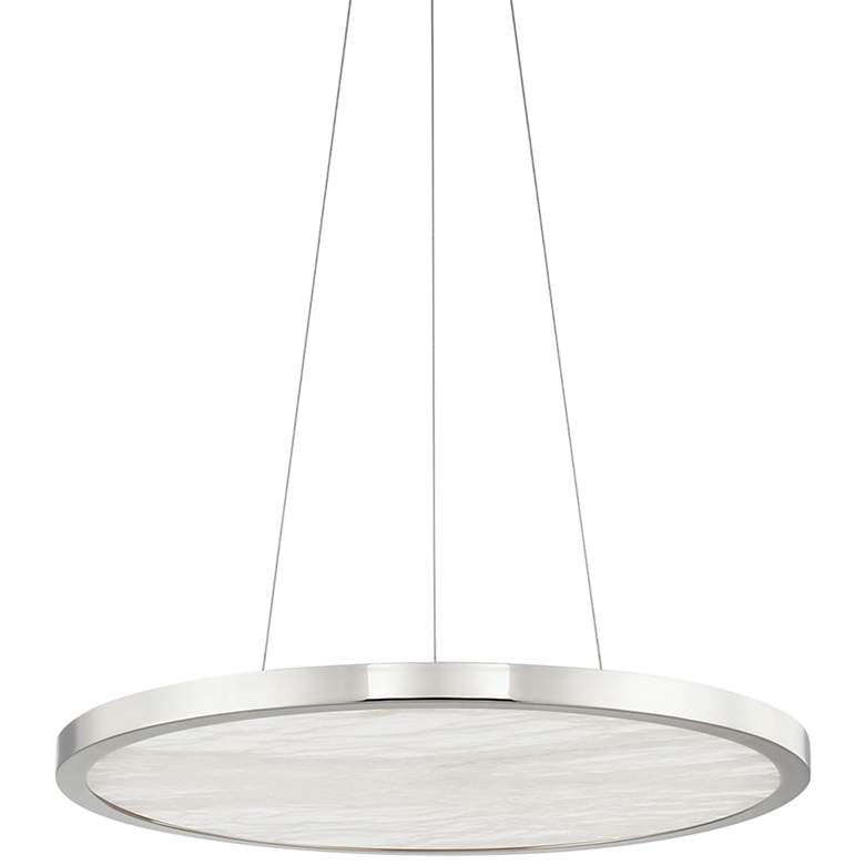 Image 1 Eastport 24 inch Wide Polished Nickel LED Pendant Light