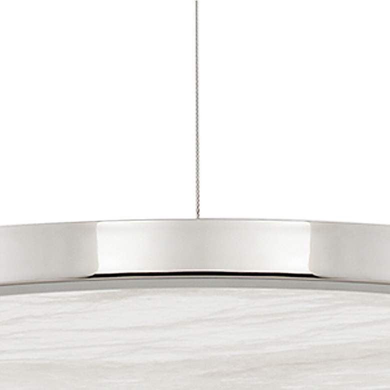Image 3 Eastport 24" Wide Polished Nickel LED Pendant Light more views
