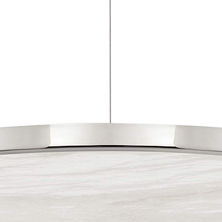 Image 3 Eastport 36" Wide Polished Nickel LED Pendant Light more views