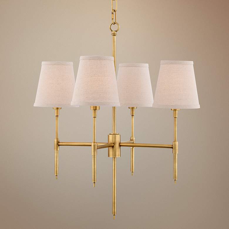 Image 1 Eastview 22 1/2" Wide Brass Chandelier