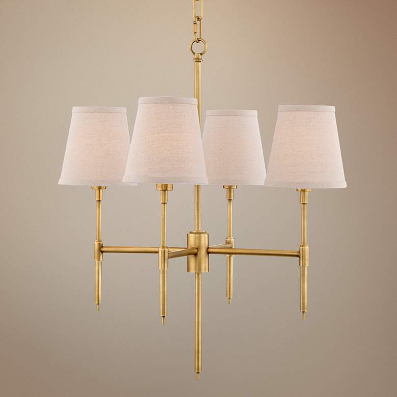 Image 1 Eastview 22 1/2 inch Wide Brass Chandelier