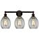Eaton 24" 3-Light Oil Rubbed Bronze Bath Light w/ Clear Shade