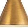 4_Eaton 24" Wide Rubbed Brass Pendant Light more views