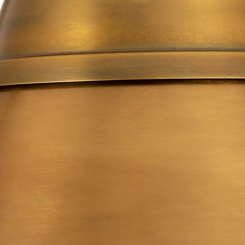Image 5 Eaton 24" Wide Rubbed Brass Pendant Light more views
