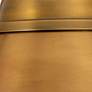 5_Eaton 24" Wide Rubbed Brass Pendant Light more views