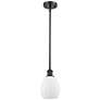 Eaton 6" Oil Rubbed Bronze Mini Pendant w/ Matte White Shade