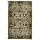 Eaton 6548399 Gray Beige Persian Wool Rectangular Area Rug