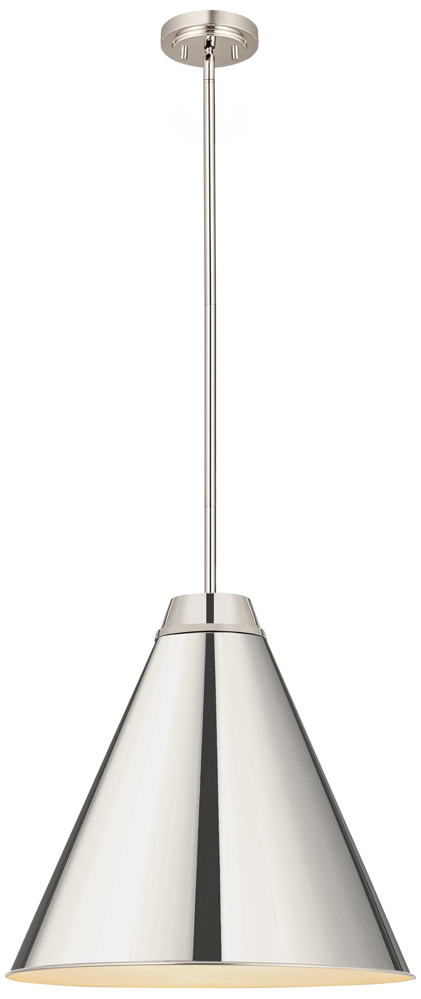 Eaton by Z-Lite Polished Nickel 24 inch 1 Light Pendant