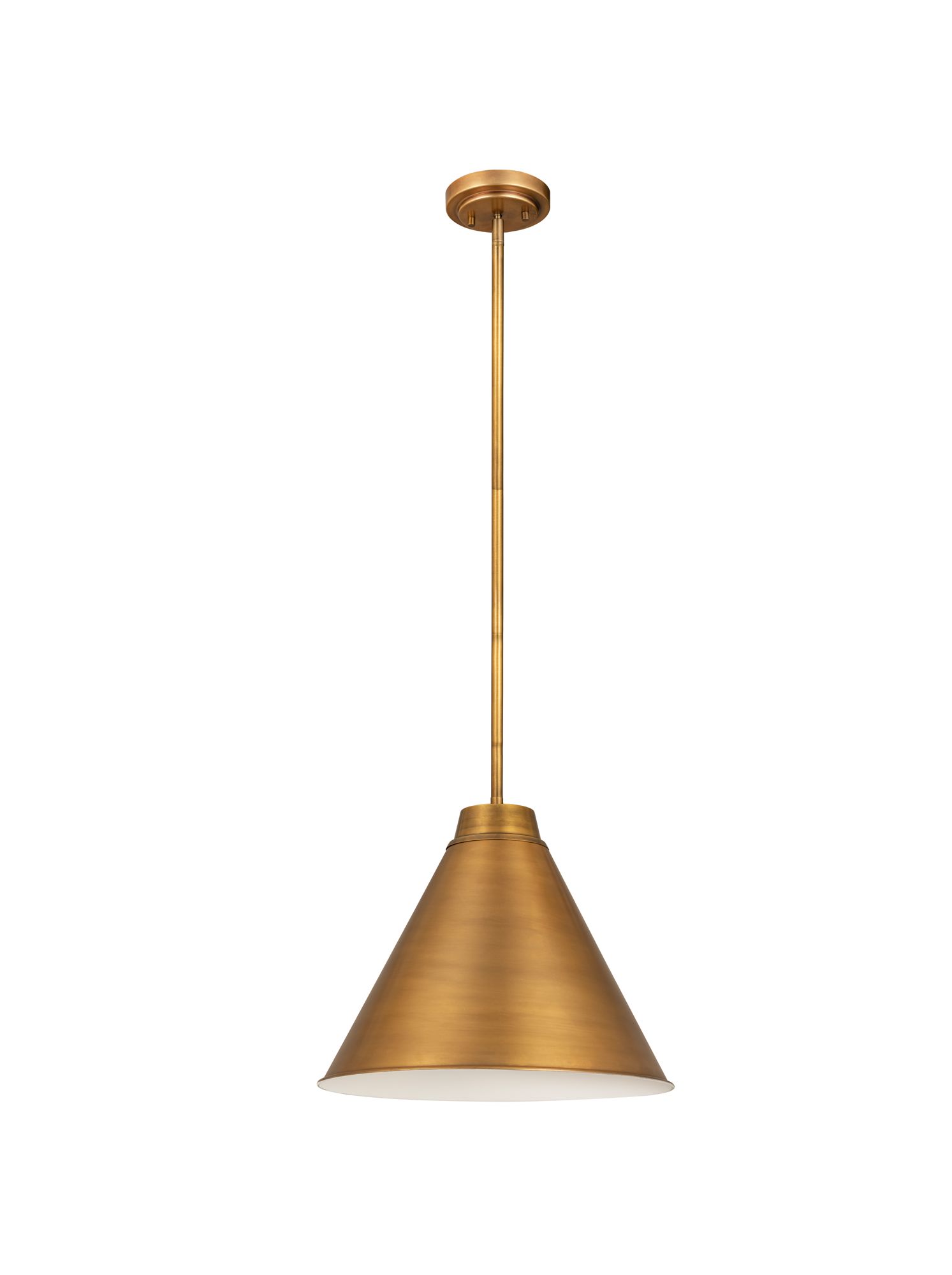 Image 7 Eaton by Z-Lite Rubbed Brass 18 inch 1 Light Pendant more views