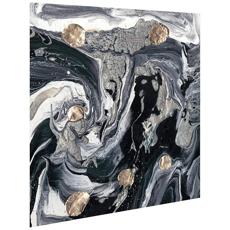 Image 4 Ebony and Ivory 76" Wide 2-Piece Glass Graphic Wall Art Set more views