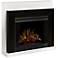 Ebony Black Mantel Electric Fireplace with Romote Control