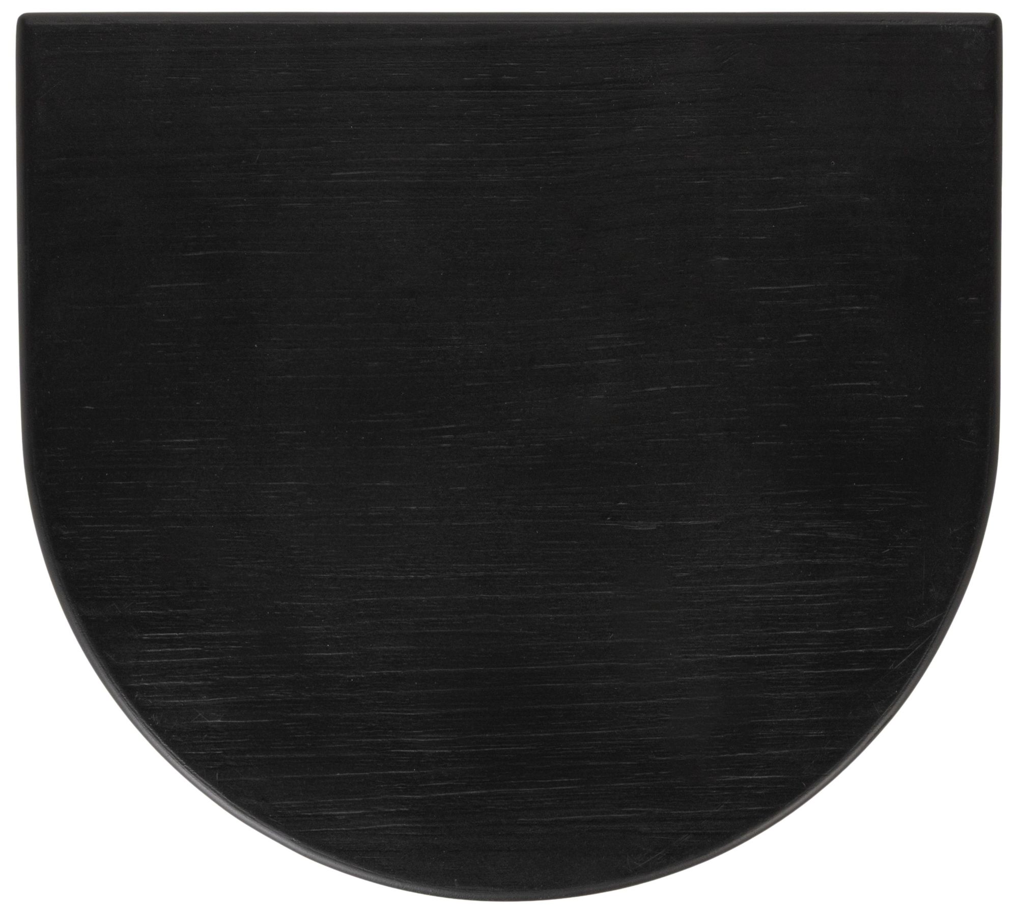 Image 4 Ebony Modern Rustic Side Table in Wood Veneer more views