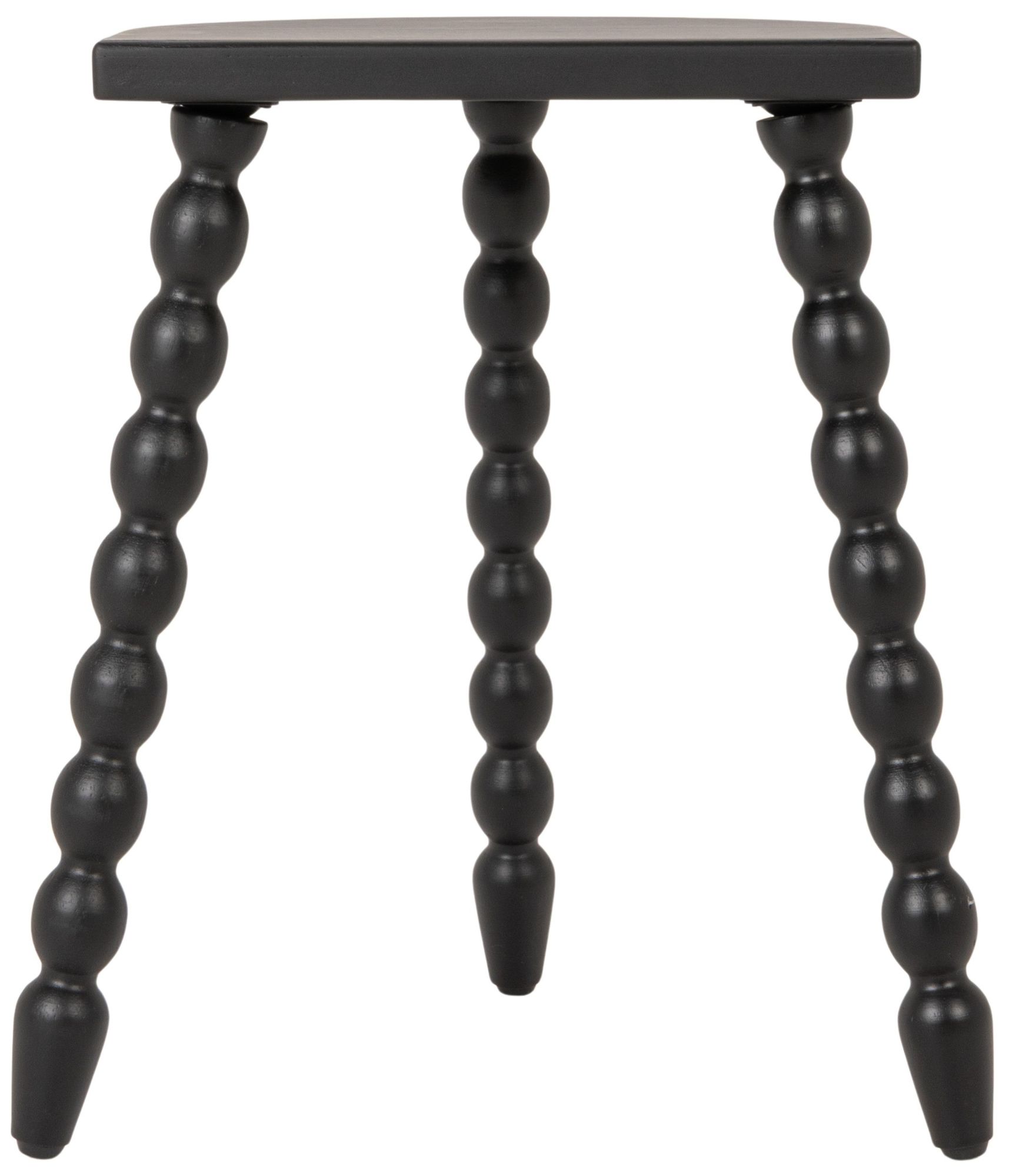 Image 7 Ebony Modern Rustic Side Table in Wood Veneer more views