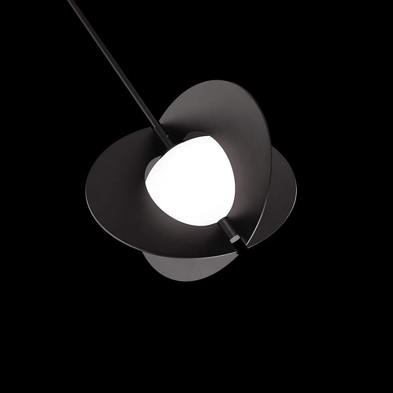Image 4 Echelon 10"H x 16"W 1-Light Pendant in Black more views