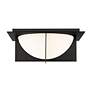 2_Echelon 14"H x 14"W 1-Light Flush Mount in Black more views