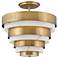 Echelon 15 1/2" Wide Brass Foyer Pendant by Hinkley Lighting