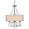 Echelon Crystals and Bridal Shade 21" Wide Pendant Light
