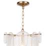 2_Echo 15 1/2" Wide Natural Brass 3-Light Pendant more views