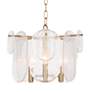 3_Echo 15 1/2" Wide Natural Brass 3-Light Pendant more views