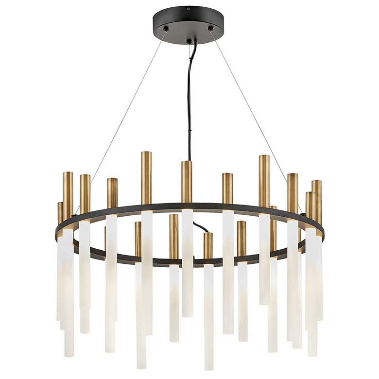 Image 1 Echo 26" Wide Black Chandelier by Hinkley Lighting
