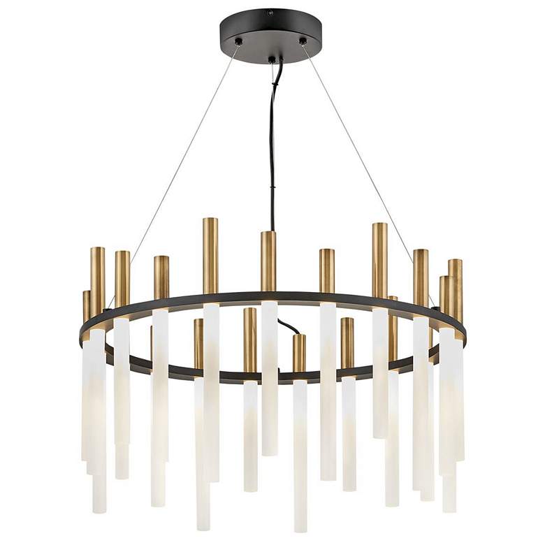 Image 1 Echo 26 inch Wide Black Chandelier by Hinkley Lighting