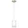 Echo 4" Wide Clear Glass Freejack Mini Pendant