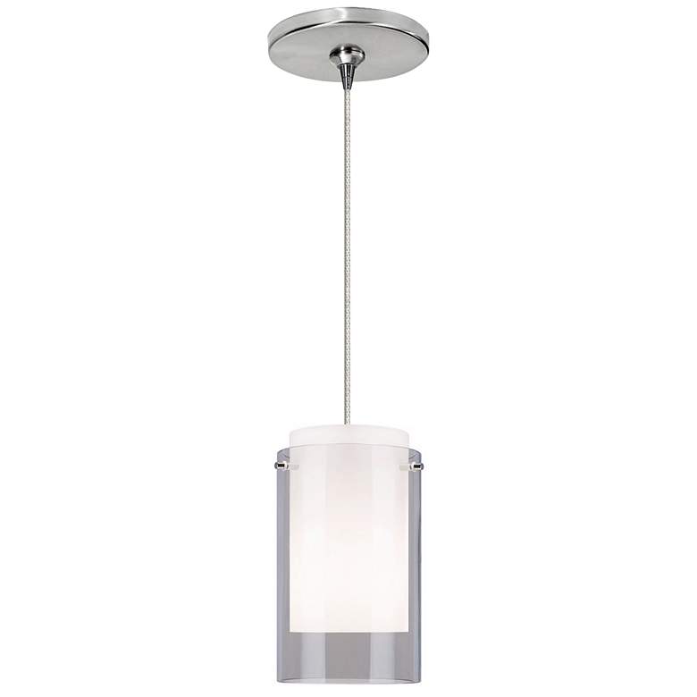 Image 1 Echo 4" Wide Smoke Glass LED Freejack Mini Pendant Light