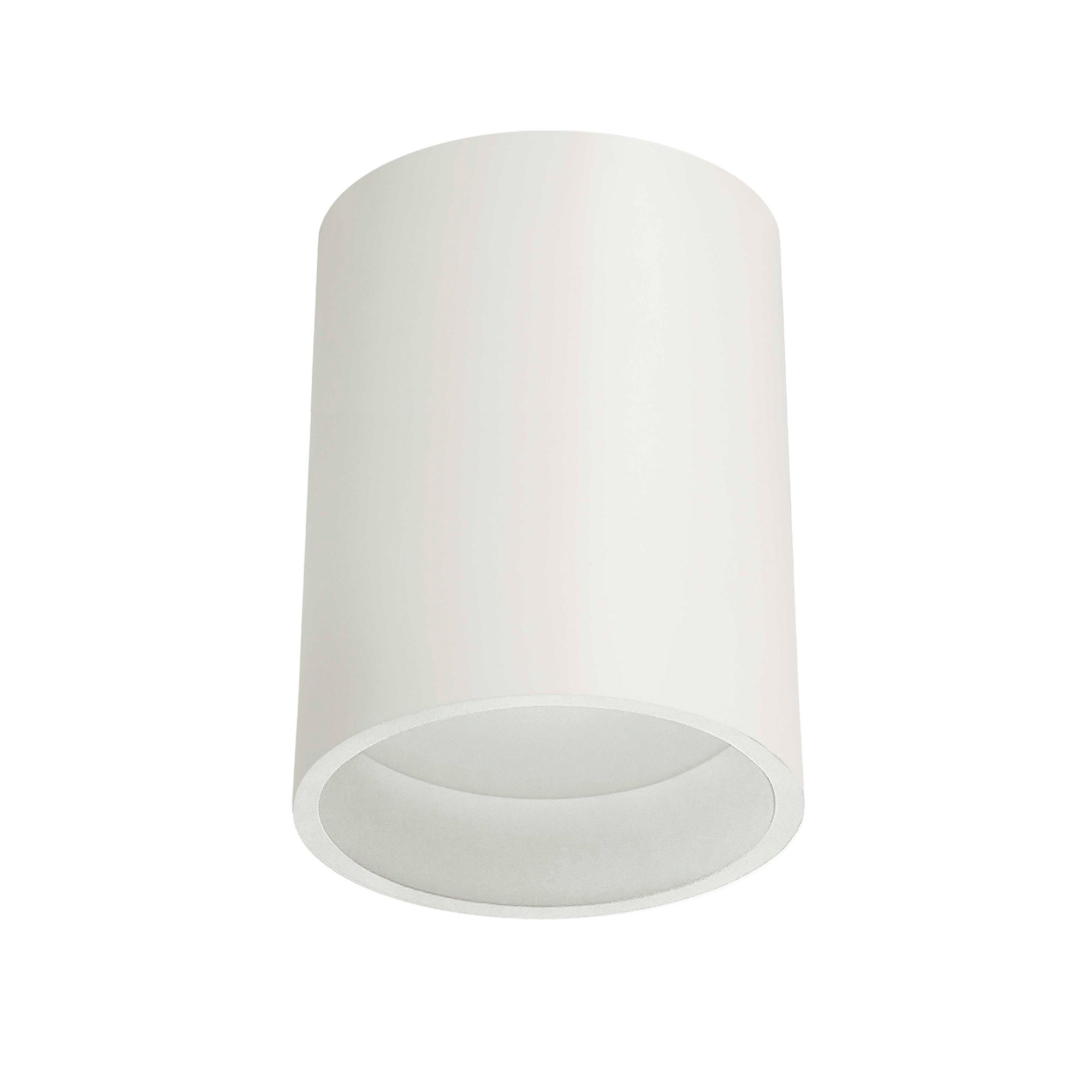 Image 2 Echo 5.25" Wide Matte White 12W Flush Mount more views