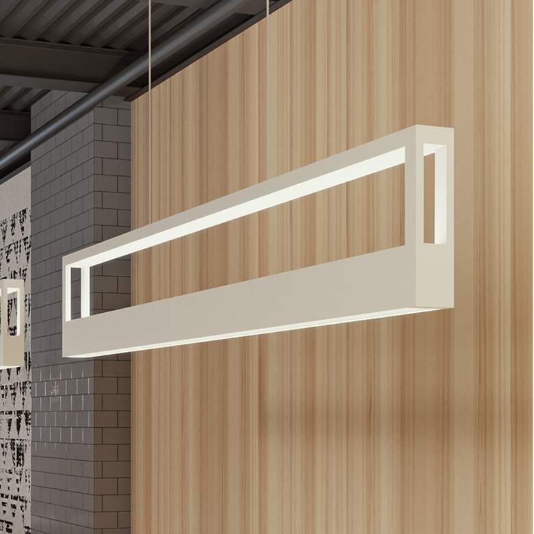 Image 1 Echo 8" White LED Pendant