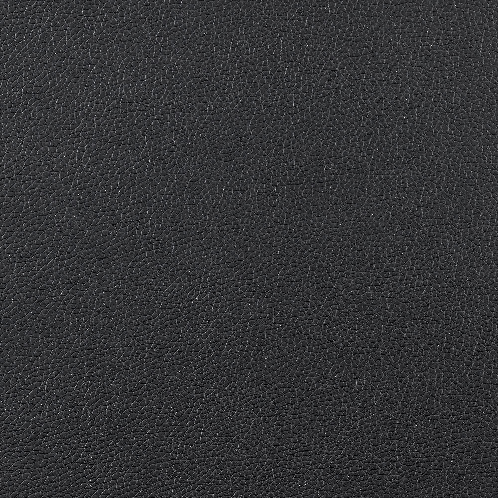 Echo Black Oak Wood and Faux Leather Counter Stool