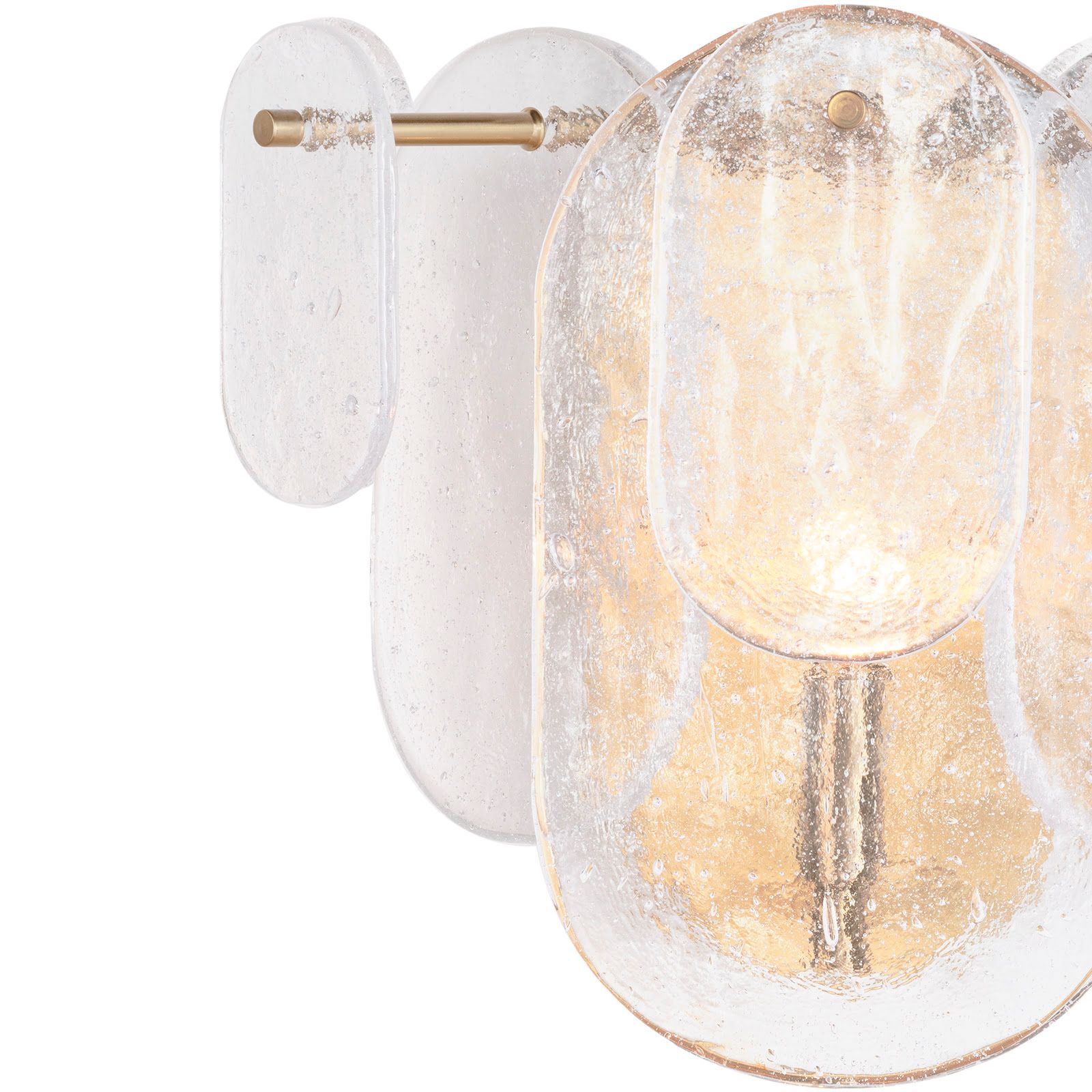 Image 2 Echo Sconce (Natural Brass) more views