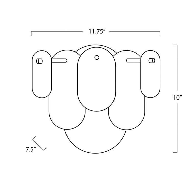 Image 4 Echo Sconce (Polished Nickel) more views