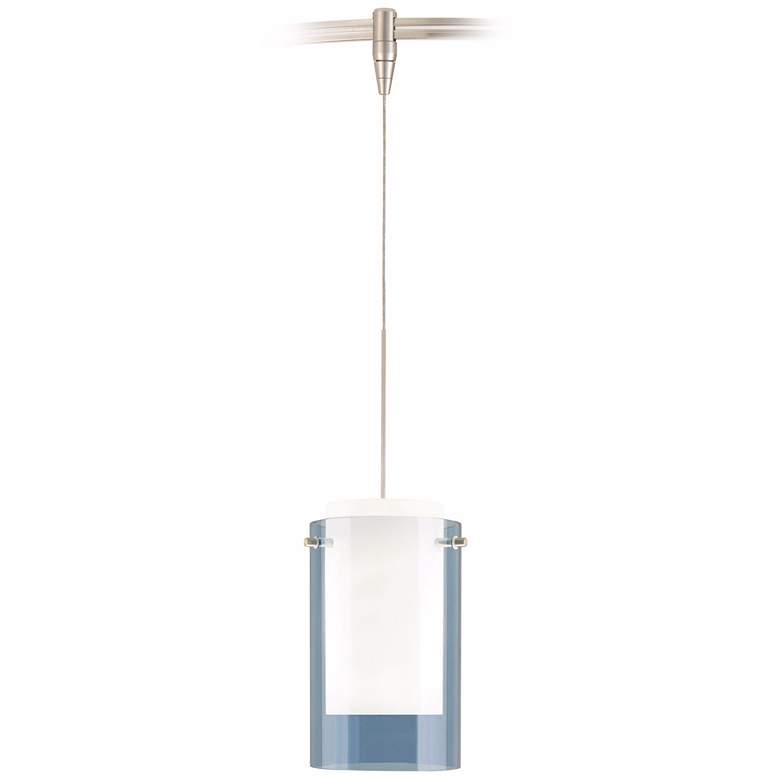 Image 1 Echo Steel Blue Satin Nickel MonoRail Pendant