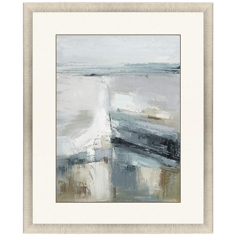 Image 1 Echoes of the Sea I 39" High Giclee Framed Wall Art