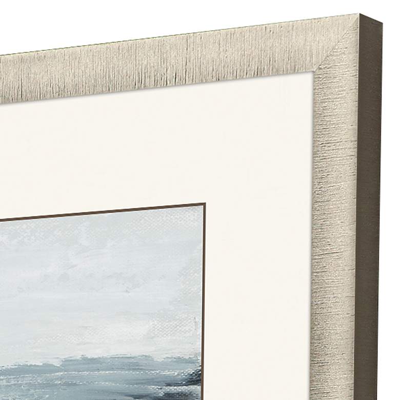 Image 2 Echoes of the Sea I 39" High Giclee Framed Wall Art more views
