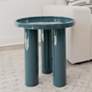 1_Eclat 18" Wide Aegean Teal End Table