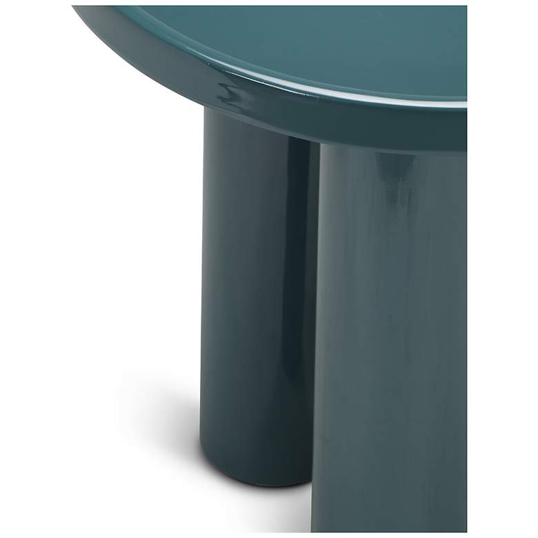 Image 4 Eclat 18" Wide Aegean Teal End Table more views
