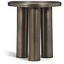 2_Eclat 18" Wide Industrial Nickel End Table