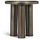 Eclat 18" Wide Industrial Nickel End Table