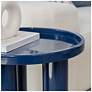 6_Eclat 18" Wide Navy End Table more views