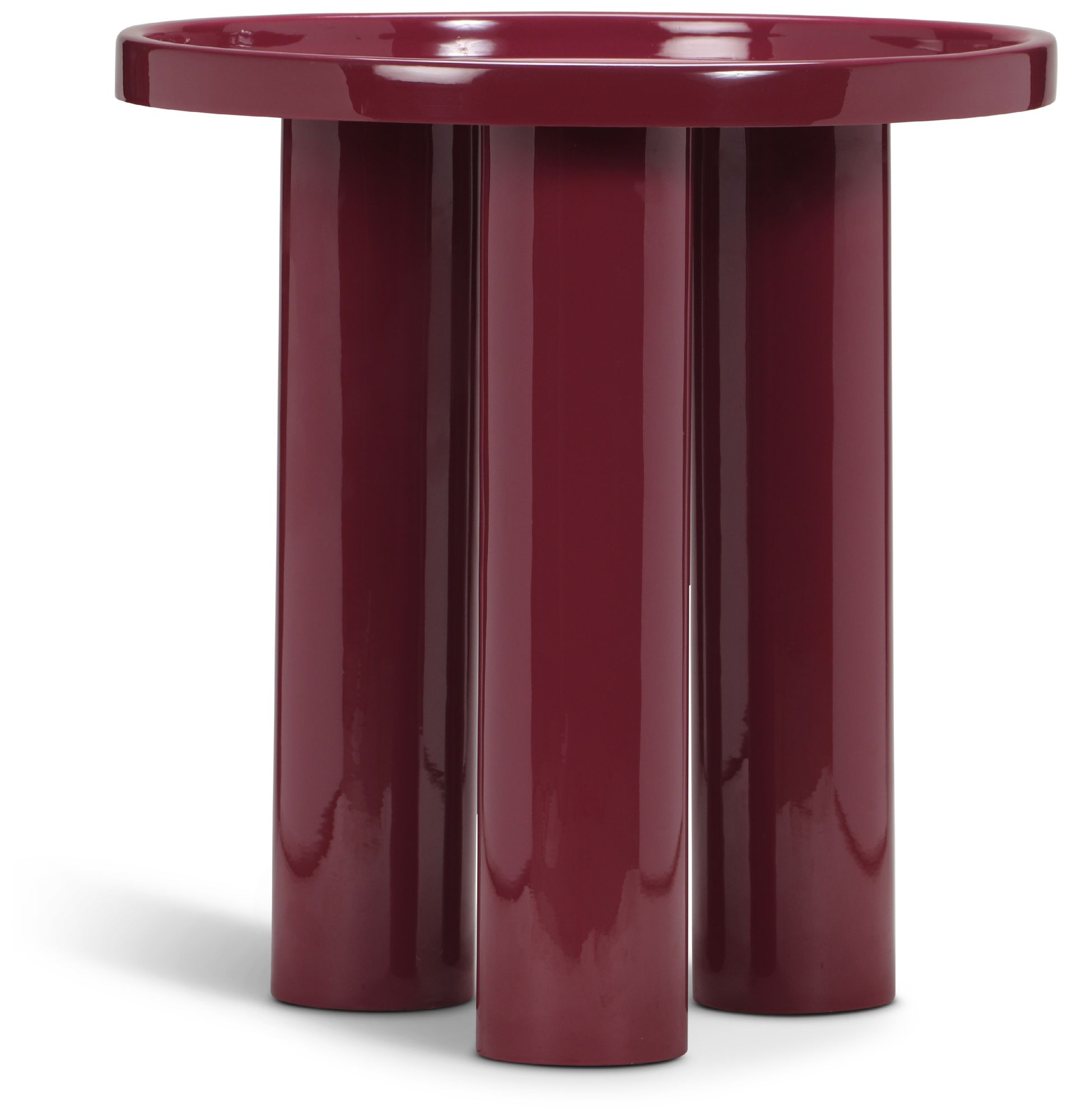 Image 3 Eclat 18" Wide Plum End Table more views