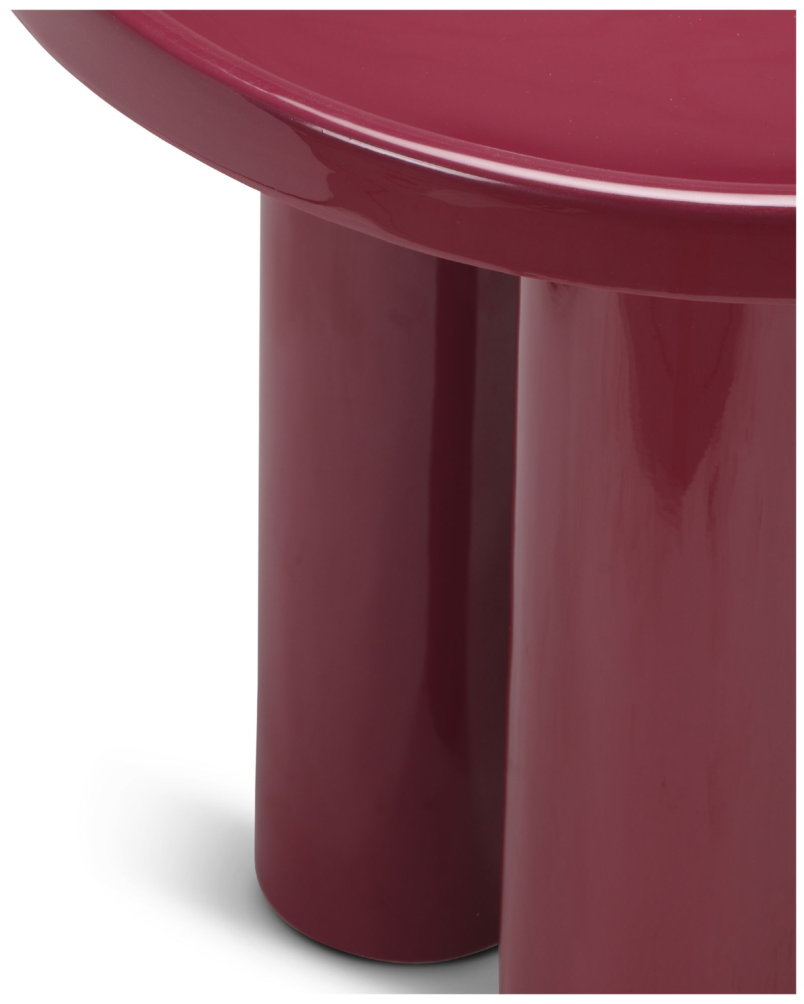 Image 4 Eclat 18" Wide Plum End Table more views