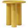 Eclat 18" Wide Yellow Ochre End Table