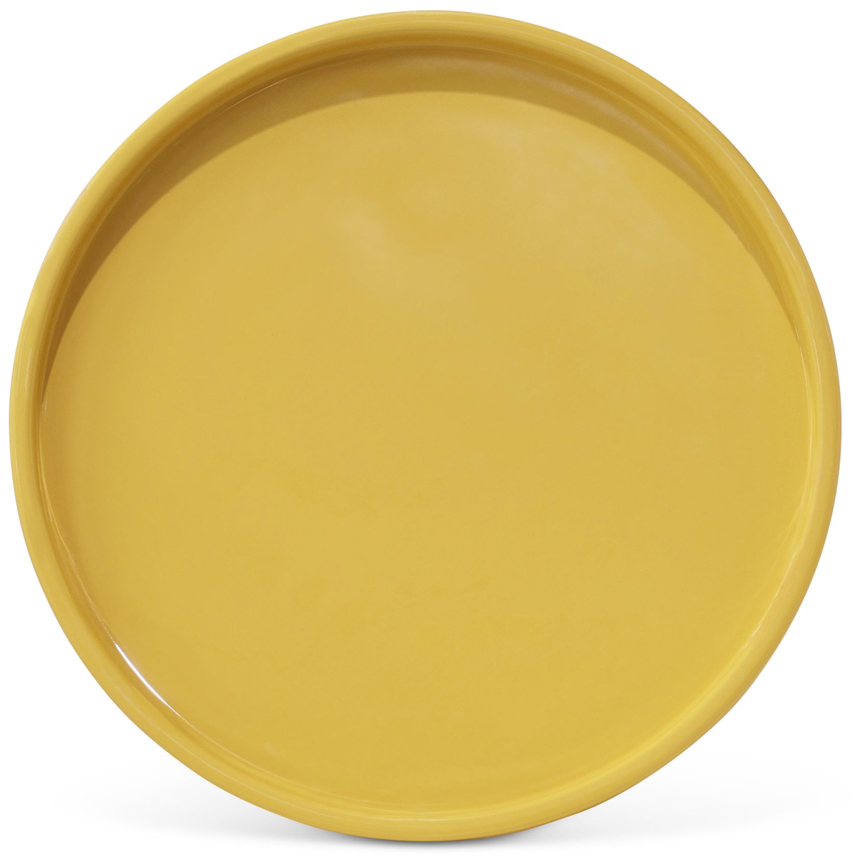 Image 4 Eclat 18" Wide Yellow Ochre End Table more views